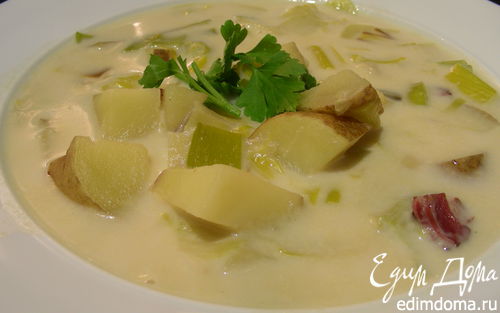 Рецепт Суп(пюре) из лука-порея и картофеля