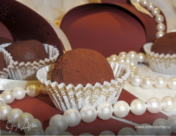 Конфеты трюфели из белого шоколада: рецепт с фото | Меню недели