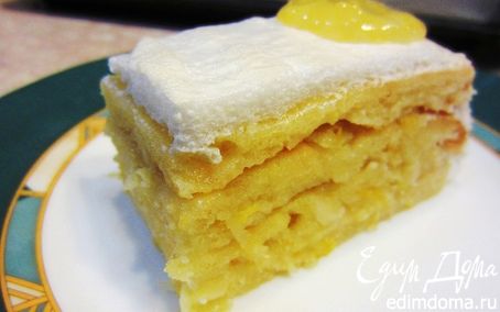 Рецепт Лимонный пирог по рецепту мамы