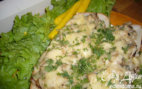 Рецепт Жюльен в булочках