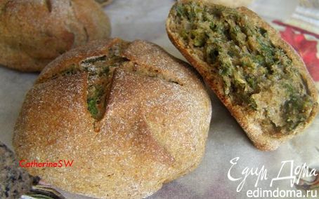 Рецепт Ржаные булочки с зеленью и пряностями
