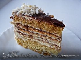 Бисквитно-вафельный торт "Этюд"