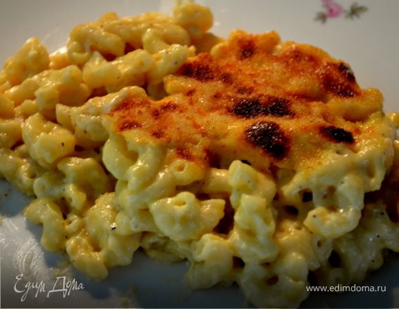 Макароны с сыром в сковороде - Кулинарный пошаговый рецепт с фото.