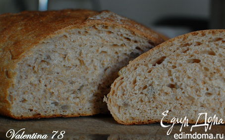 Рецепт Селянский хлеб на ряженке с семенами подсолнуха