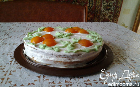Рецепт Бисквитный торт со вкусом из детства