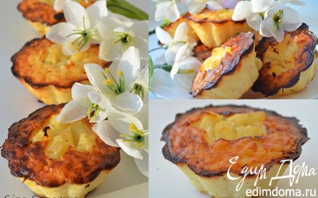 Рецепт Рисовые мини-тортики с ананасом