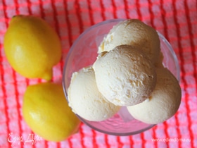 Цитрусовое мороженое c лимоном и лаймом