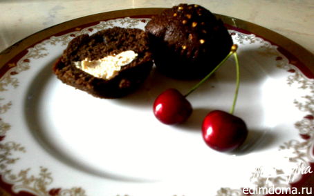 Рецепт Шоколадные маффины с маскарпоне