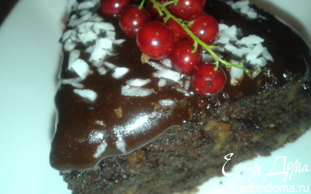 Рецепт Шоколадный кекс с маком и орехами