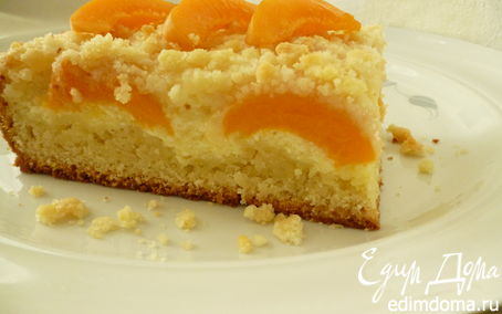 Рецепт Творожно-абрикосовый пирог
