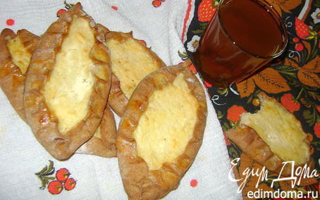 Рецепт Калитки с картофельно-сырной начинкой