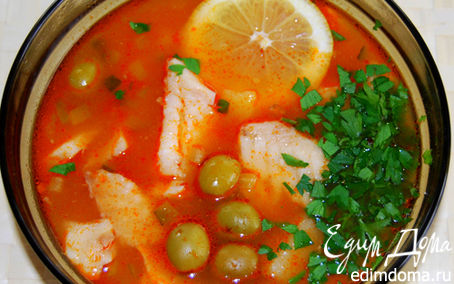 Рецепт Солянка рыбная (суп)