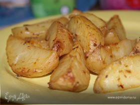 Запеченный картофель в горчичном маринаде