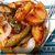 Горячий салат с запеченным картофелем