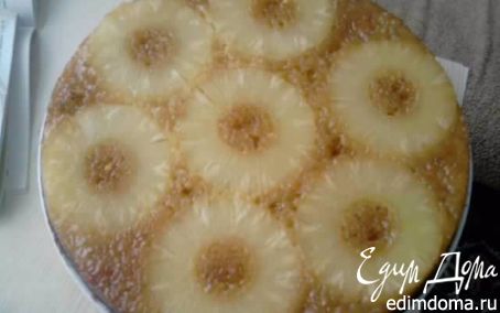 Рецепт Медовый пирог с ананасом