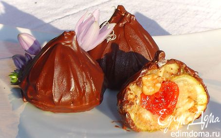 Рецепт Трюфели с инжиром, орехами, вялеными вишнями