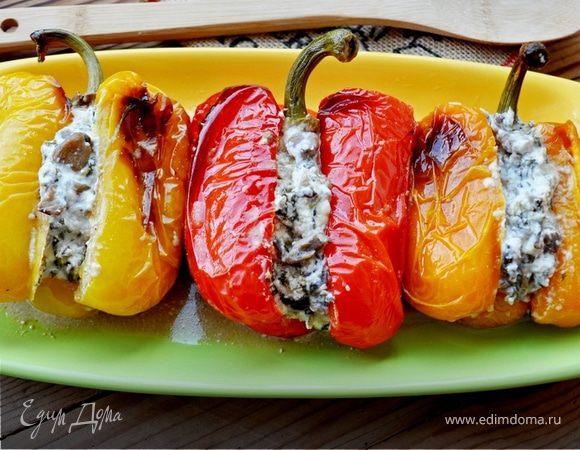 Перец, фаршированный сыром рецепт – Закуски. «Еда»