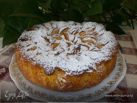 Кукурузный пирог с яблоками "Бабье лето"