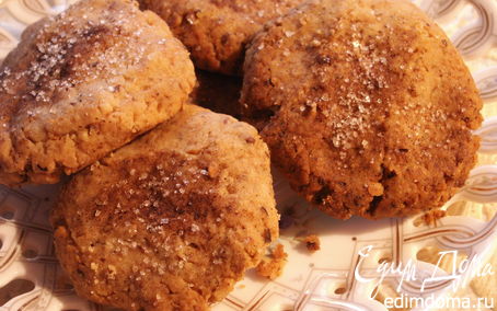 Рецепт Ароматное печенье с грецкими орехами и корицей (готовим вместе с "HomeQueen Corporation")