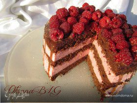 Торт "Шоколадно-малиновый бархат"