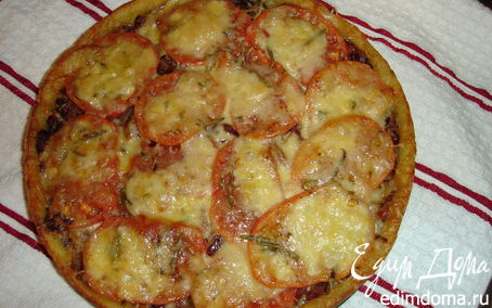 Рецепт Пирог пикантный с фасолью (вариация на тему картофельного теста)