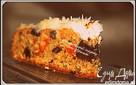 Рецепт Морковный пирог с сухофруктами