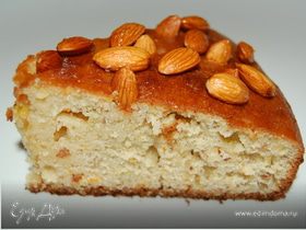 Пирог миндально-цитрусовый с медовой заливкой (по мотивам пирога от Джейми Оливера)