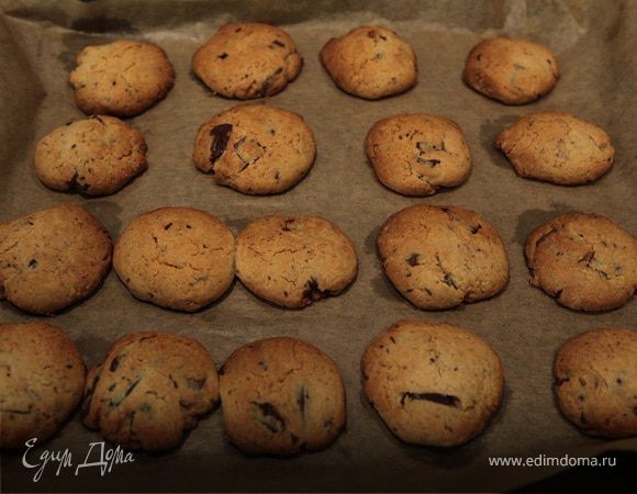 Рецепт печенья с шоколадной крошкой, тает во рту — рецепт с фото