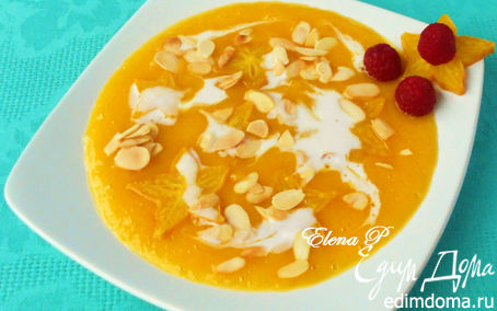 Рецепт Тайский десерт (карамбола в манго-апельсиновом соусе)