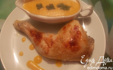Рецепт Цыпленок по-французски с нежнейшим соусом