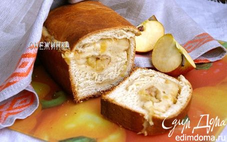 Рецепт Пирог-рулет с очень ароматной яблочной начинкой