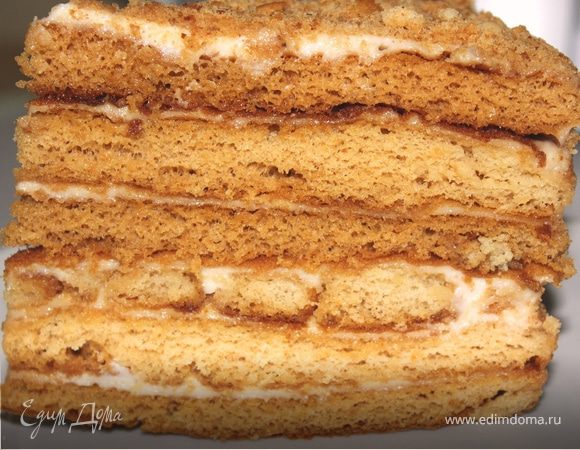Самый простой торт медовик, пошаговый рецепт с фото на ккал