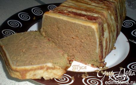 Рецепт Телячья печень, запеченная с беконом