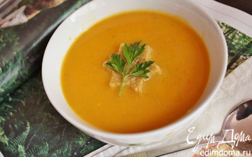 Рецепт Морковно-апельсиновый суп с имбирем