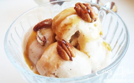 Рецепт Легкое банановое мороженое с кленовым сиропом