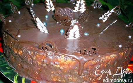 Рецепт Нежнейший маковый торт с заварным сливочным кремом