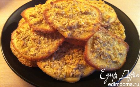 Рецепт Овсяное печенье с миндалем