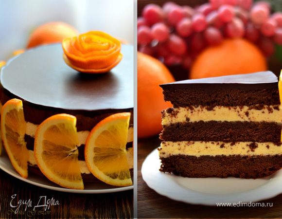 Шоколадный пирог с шоколадным кремом — рецепт с фото пошагово