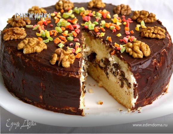 2. Шоколадно-творожный торт