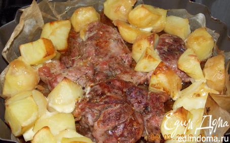 Рецепт Мясо с картофелем и розмарином