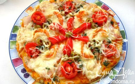 Рецепт Пицца на творожном тесте