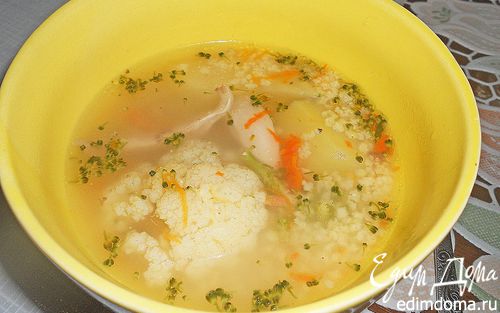 Рецепт Суп с капустой для любимых детишек