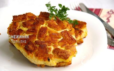 Рецепт Белорусский шницель по-полесски