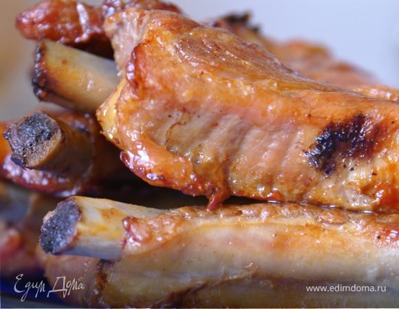 Корейка свиная на кости с овощами – кулинарный рецепт