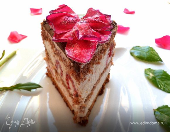 Торт-мороженое "Малиново-розовая симфония" (Вкус лета)