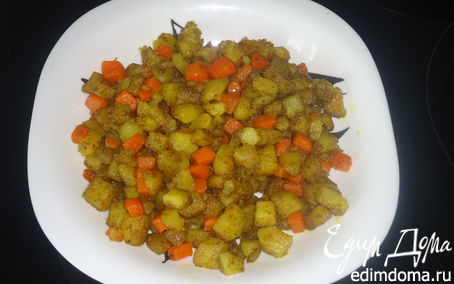 Рецепт Картошка по-индийски ("Новый урожай")