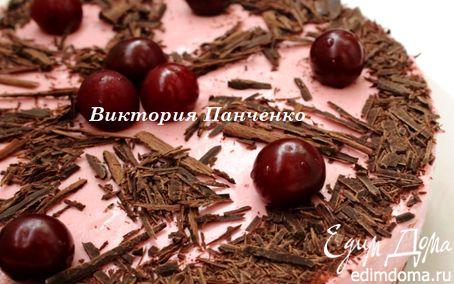 Рецепт Вишнево-шоколадный торт-мусс
