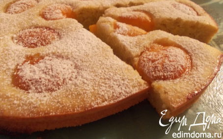 Рецепт Пирог из кабачкового теста с абрикосами
