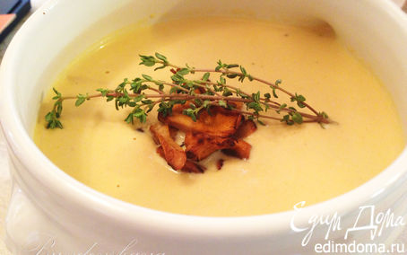 Рецепт крем-суп из Лисичек