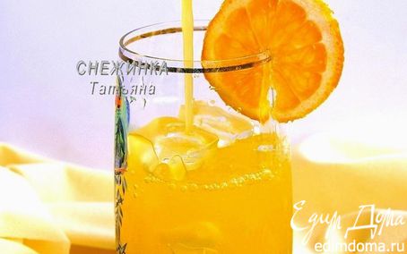 Рецепт Освежающий апельсиново-лимонный напиток с морковью («Прохладительные напитки»)